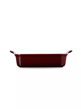 LE CREUSET | Rechteckige Auflaufform Tradition aus Steinzeug 26x19cm/2,4l Garnet | 